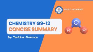 Chemistry Grade 9-12: Concise Summary