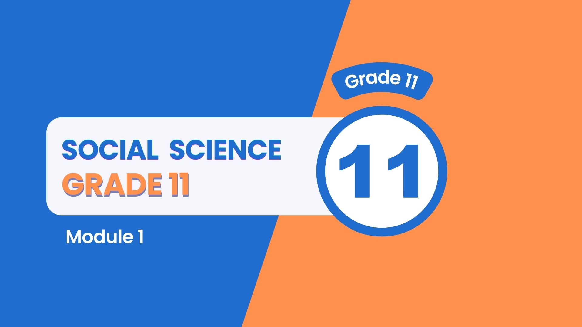 Grade 11: Social Science