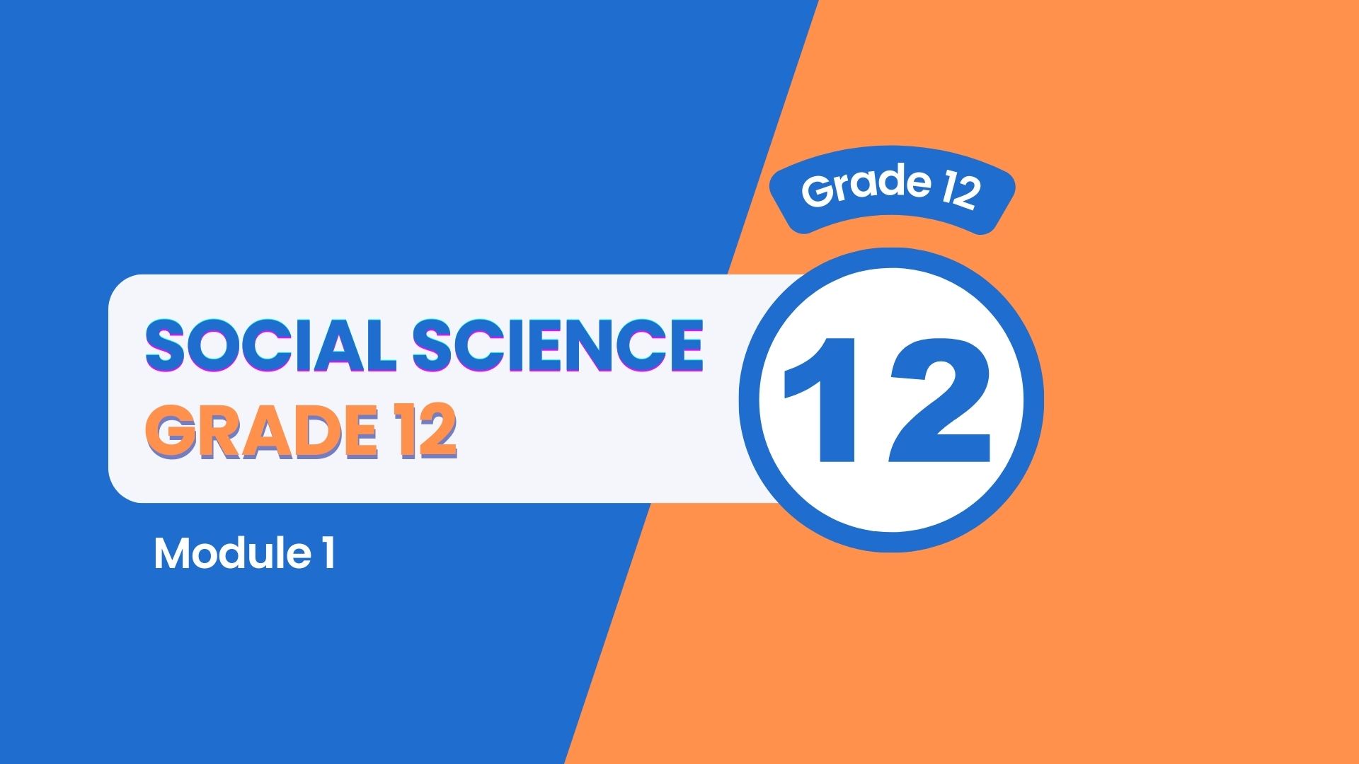 Grade 12: Social Science